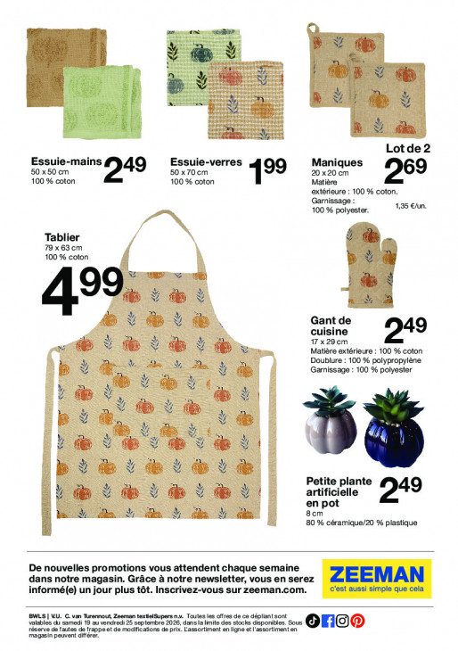 Zeeman Dépliant 19.09.2026