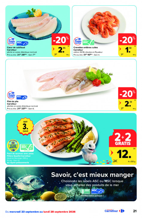 Carrefour Dépliant 23.09.2026