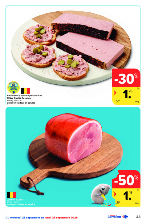 Carrefour Dépliant 23.09.2026