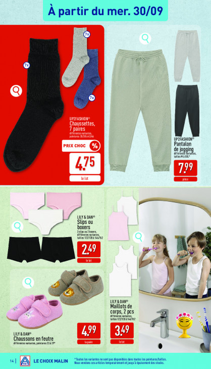 Aldi Dépliant 28.09.2026
