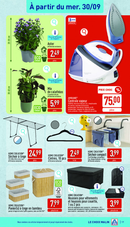 Aldi Dépliant 28.09.2026