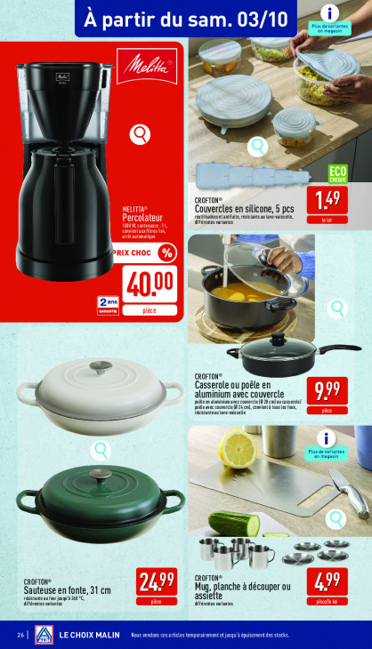 Aldi Dépliant 28.09.2026