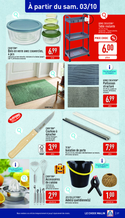 Aldi Dépliant 28.09.2026