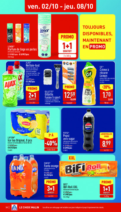 Aldi Dépliant 28.09.2026