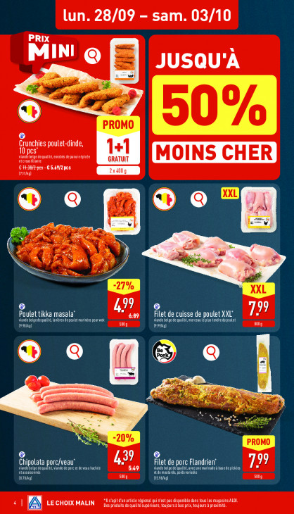 Aldi Dépliant 28.09.2026