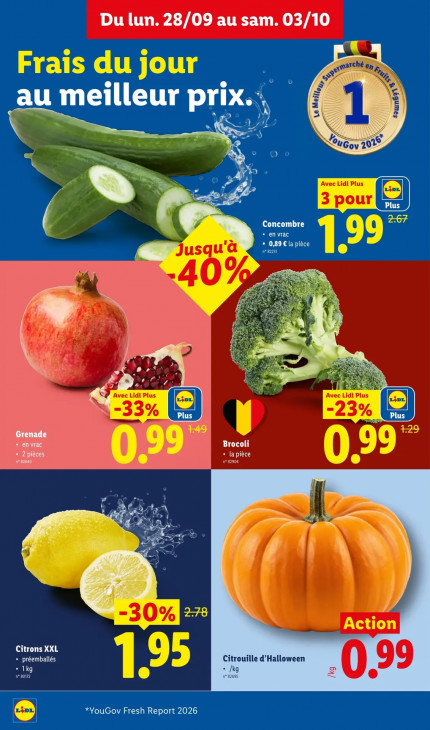 Lidl Dépliant 28.09.2026