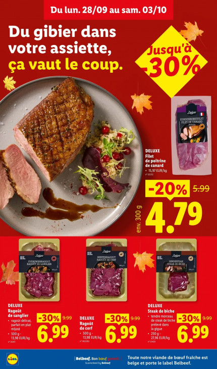 Lidl Dépliant 28.09.2026
