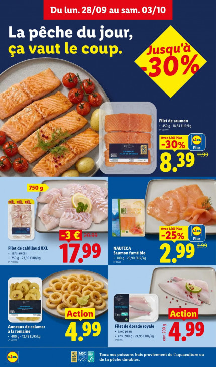 Lidl Dépliant 28.09.2026