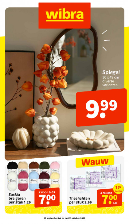 Wibra 28.09.26 - 11.10.26