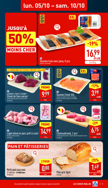 Aldi Dépliant 05.10.2026