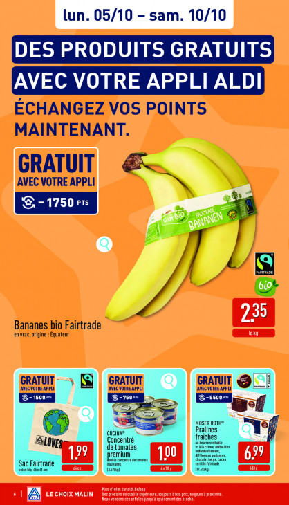 Aldi Dépliant 05.10.2026