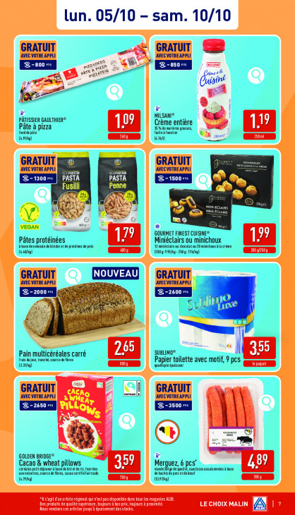 Aldi Dépliant 05.10.2026