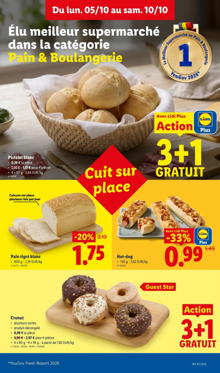 Lidl Dépliant 05.10.2026