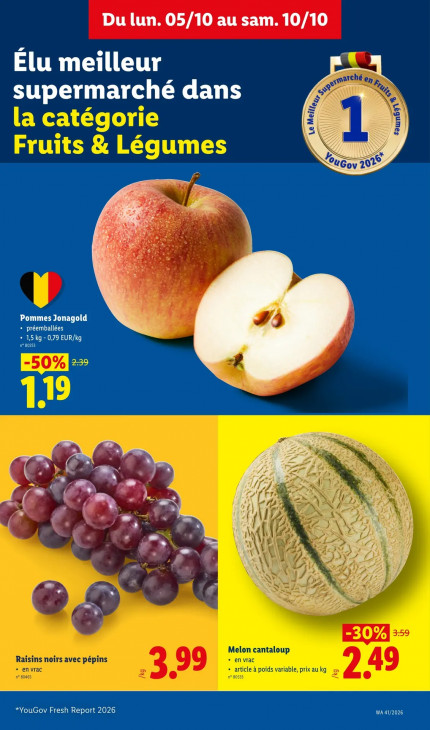 Lidl Dépliant 05.10.2026