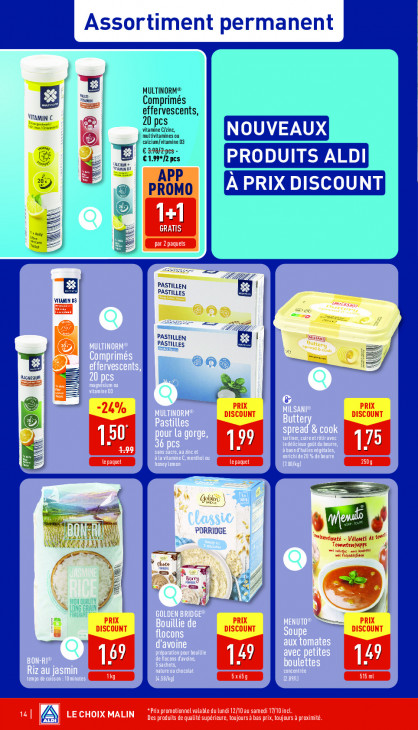 Aldi Dépliant 12.10.2026
