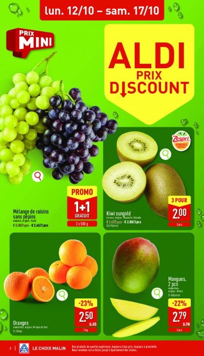 Aldi Dépliant 12.10.2026