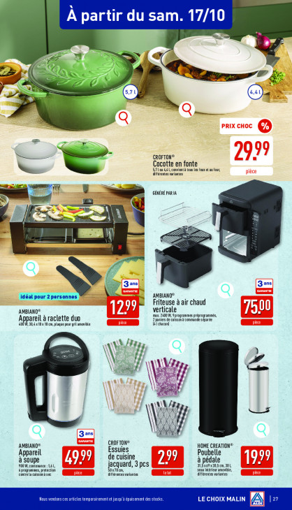Aldi Dépliant 12.10.2026