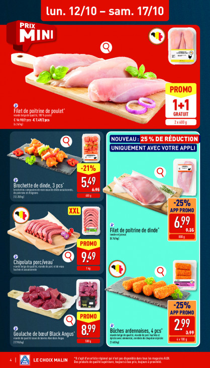 Aldi Dépliant 12.10.2026
