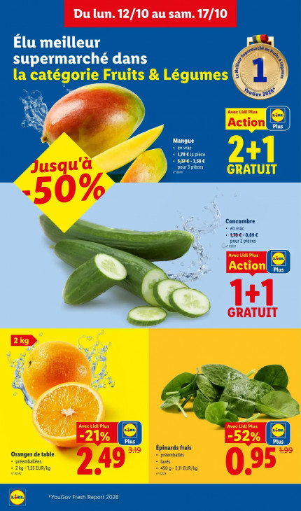 Lidl Dépliant 12.10.2026