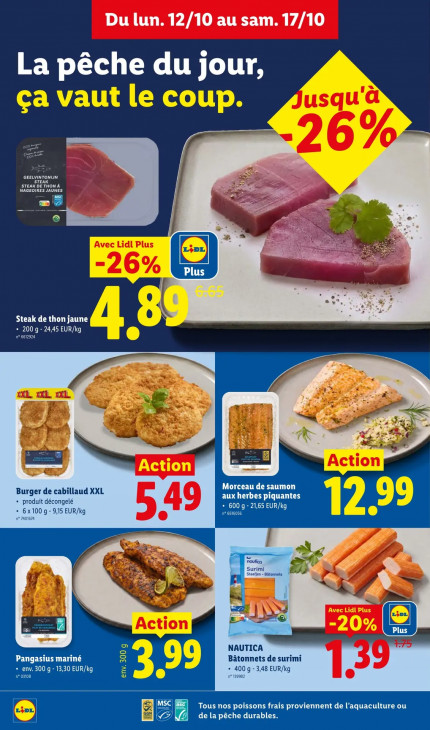 Lidl Dépliant 12.10.2026