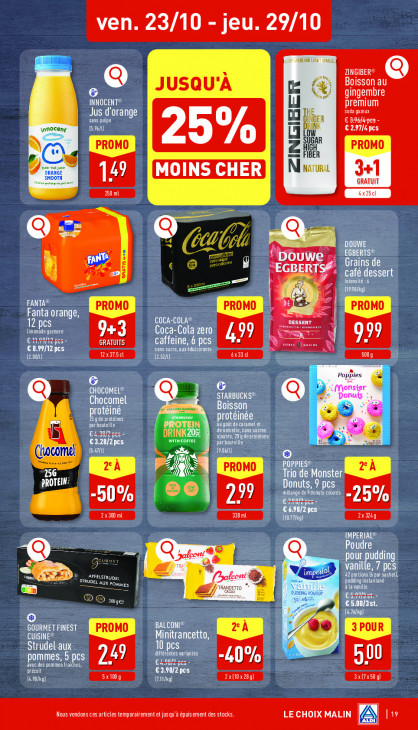 Aldi Dépliant 19.10.2026