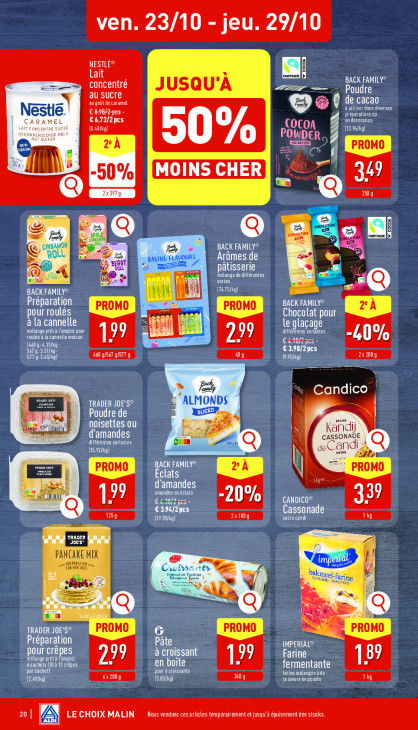 Aldi Dépliant 19.10.2026