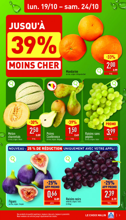 Aldi Dépliant 19.10.2026