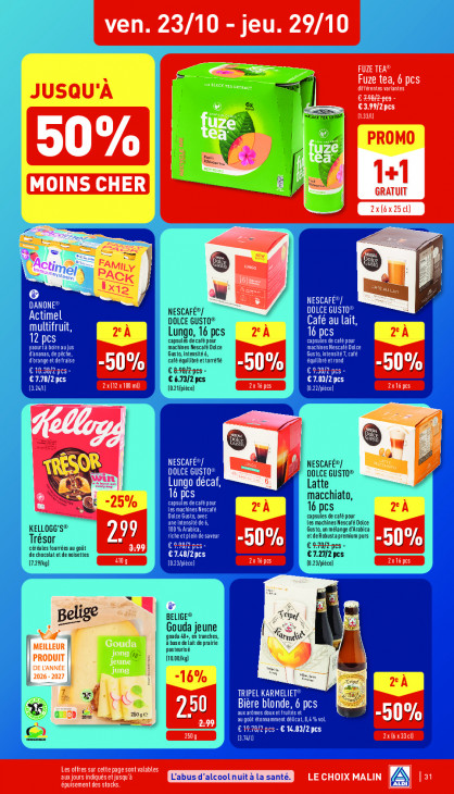 Aldi Dépliant 19.10.2026