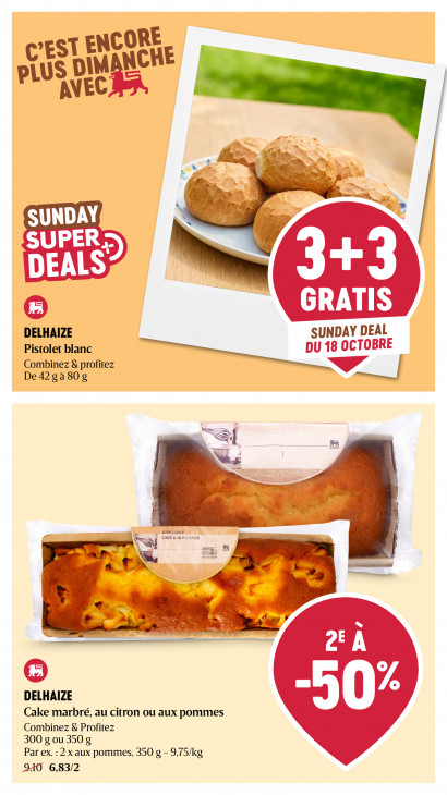Delhaize Dépliant 15.10.2026