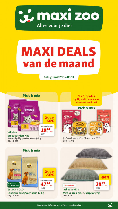Maxi Zoo 07.10.26 - 11.11.26