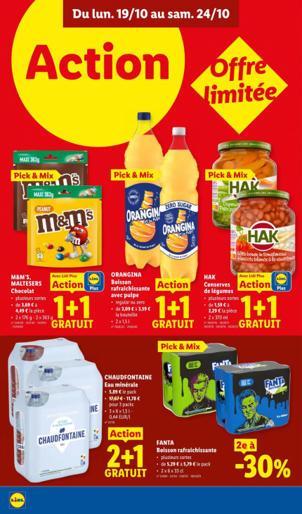 Lidl Dépliant 19.10.2026