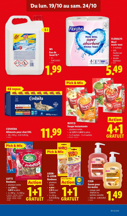 Lidl Dépliant 19.10.2026