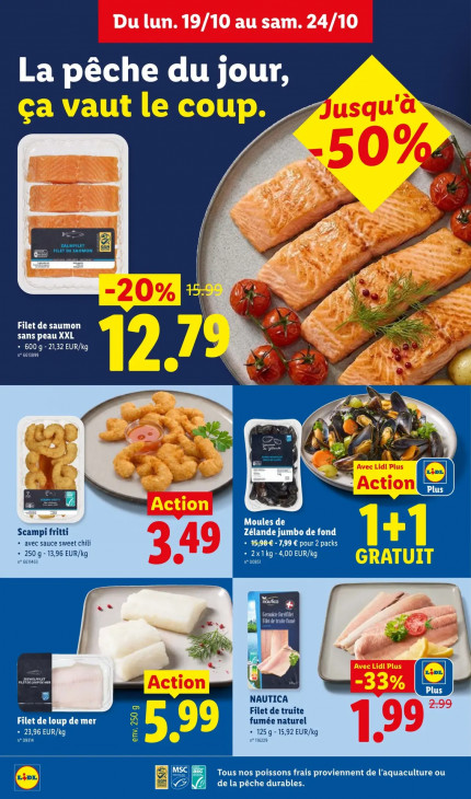 Lidl Dépliant 19.10.2026