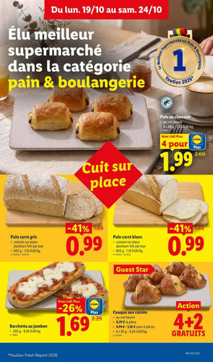 Lidl Dépliant 19.10.2026
