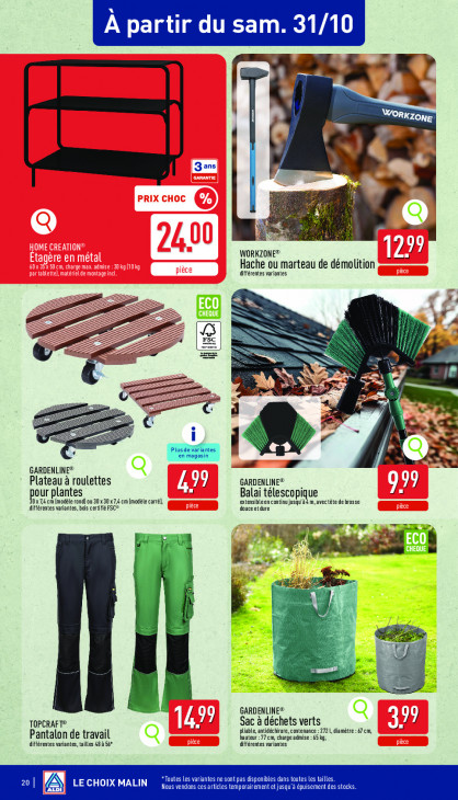 Aldi Dépliant 26.10.2026