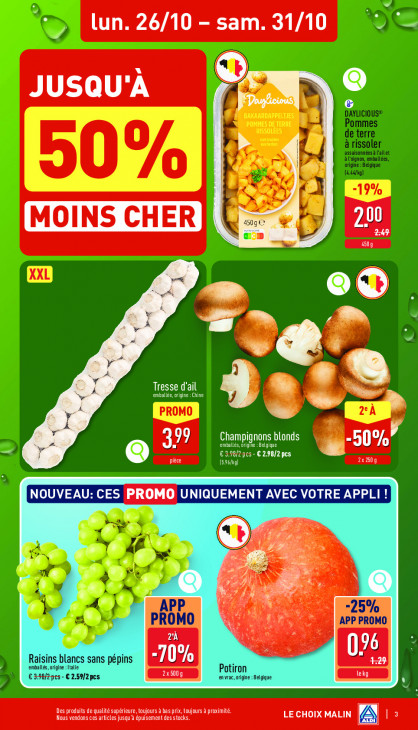 Aldi Dépliant 26.10.2026