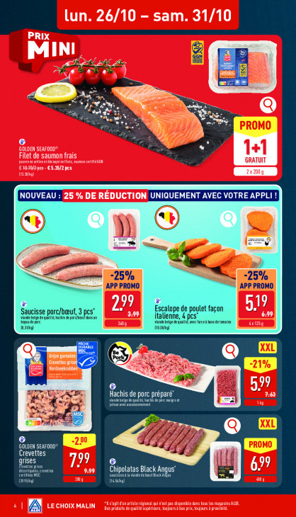 Aldi Dépliant 26.10.2026