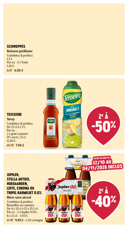 Delhaize Dépliant 22.10.2026