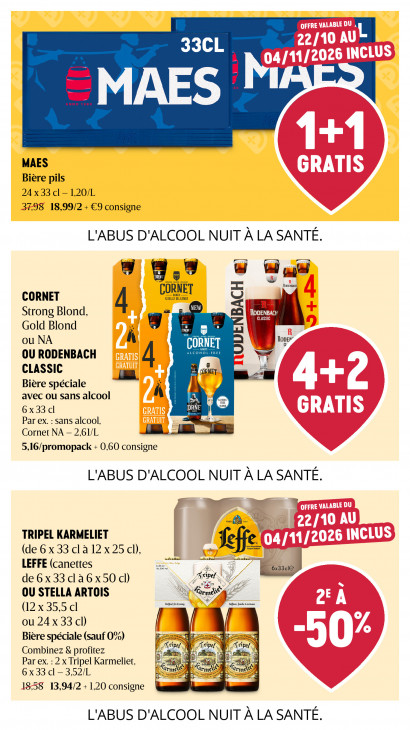 Delhaize Dépliant 22.10.2026