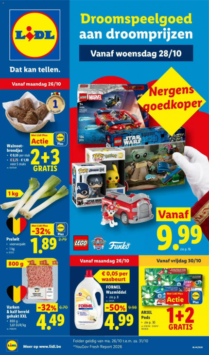 Lidl 26.10.26 - 31.10.26