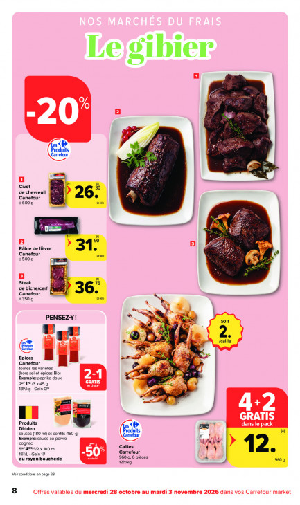 Carrefour Dépliant 28.10.2026