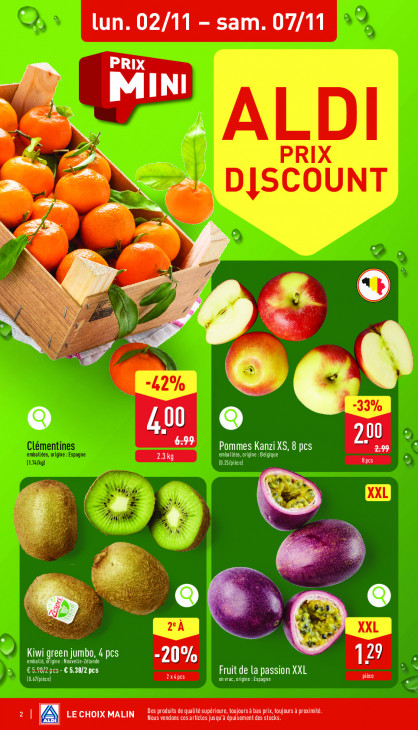 Aldi Dépliant 02.11.2026