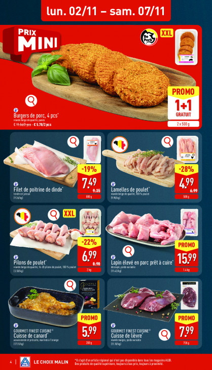 Aldi Dépliant 02.11.2026