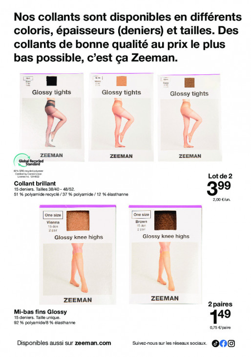 Zeeman Dépliant 31.10.2026