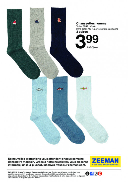 Zeeman Dépliant 31.10.2026